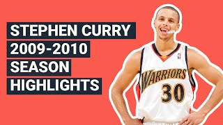 Stephen Curry 2009-2010 Rookie Season Highlights