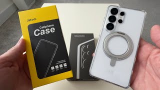 Jetech 360 Degree Clear Ring Case For S26 Ultra. Its All You Need