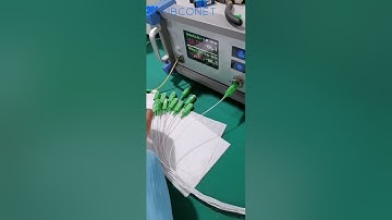 Test video of fiber optical splitter ABS type PLC Mini steel tube type PLC LGX cassette type PLC