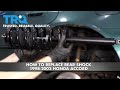 How to Replace Rear Shock 1998-2002 Honda Accord