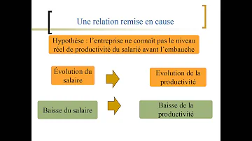 Comment expliquer le salaire d'efficience ?
