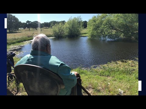 An unlikely friendship Man and Water Snake