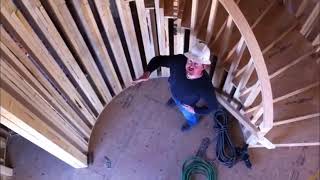 How to Build a Circular Staircase This short video provides an overview on how to properly frame and build a circular staircase, taking into consideration the