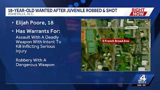 Asheville police search for 18-year-old suspect after teen is shot robbed