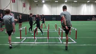 Hurdle Mobility with the Distance Team - 11/17/2017