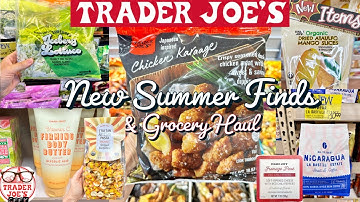 TRADER JOE’S 8 NEW SUMMER ITEMS + 2 Grocery Hauls!