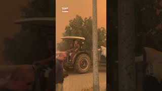 Denizlide Orman Yangını Köyler Tahliye Edildi