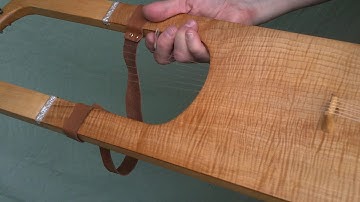 Anglo Saxon Lyre,  Video Blog: Making a playing strap
