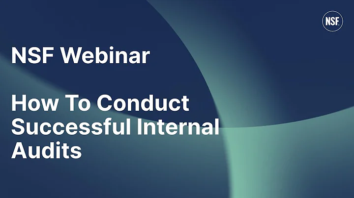 Webinar:  How To Conduct Successful Internal Audits