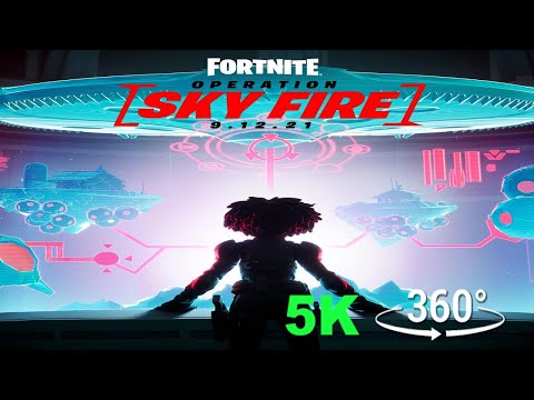 360° Fortnite Operation Sky Fire  Season End Event in VR