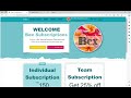 Bex subscription  how to download resources