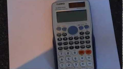 Casio Fx 991ES Plus Turn On and Off