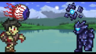 Terraria Zombie and Wandering Eye Vs Granite Golem And Elemental 1 4 4 Tmodloader