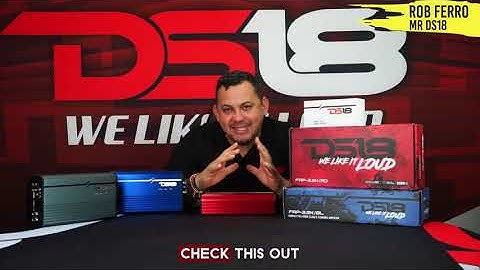 DS18 FRP Compact Full Range Class D 1 Channel Amplifier 3,500 Watts sold by C&H Auto Accessories