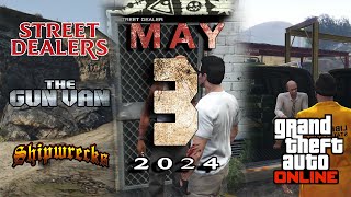 GTA Online Street Dealers, Gun Van & Shipwreck Locations [May 3rd] 2024.