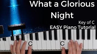 What a Glorious Night -Sidewalk Prophets (Key of C)//EASY Piano Tutorial by Simplified Piano 6,580 views 5 months ago 11 minutes, 38 seconds