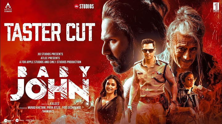 Baby John - Trailer | Atlee | Varun Dhawan, Keerthy Suresh, Wamiqa G, Jackie Shroff | 25th Dec