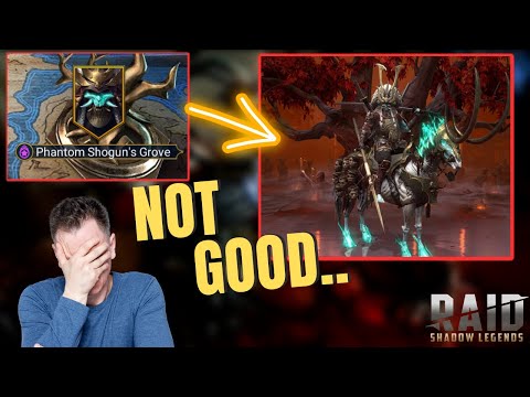 Shogun's Grove First Impression.. A Pay To Win Dungeon?? | RAID SHADOW LEGENDS TEST SERVER
