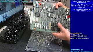 DL145 Live Installing New NVRAMs into a Quantel CPU Card