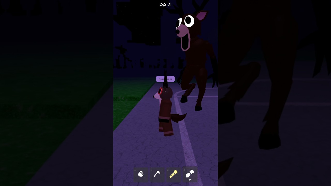 Me converti en el ciervo ... en roblox #roblox #99nochesenelbosque #robloxedit