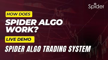 HOW DOES SPIDER ALGO WORK? LIVE DEMO OF SPIDER ALGO TRADING SYSTEM