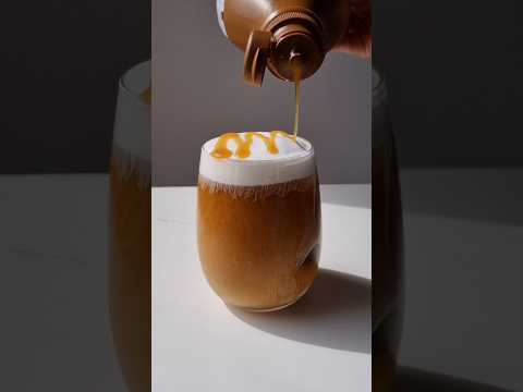 قهوة كولد برو مع كريمة و كراميل