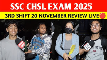 SSC CHSL 3rd shift 20 november review & analysis | SSC CHSL analysis today | SSC CHSL review 2025 