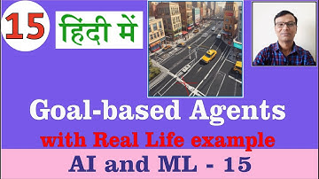 Goal-based Agents in Artificial Intelligence with Real Life Example|AI&ML| Self driving Carहिंदी में