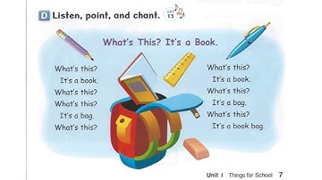 Let’s Go 1 Unit 1 Things for School (4th edition)