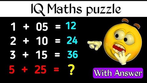 IQ Maths puzzle //#25 //Logical Maths puzzle //#logicalreasoning #logical #iqtest #mathspuzzles #iq
