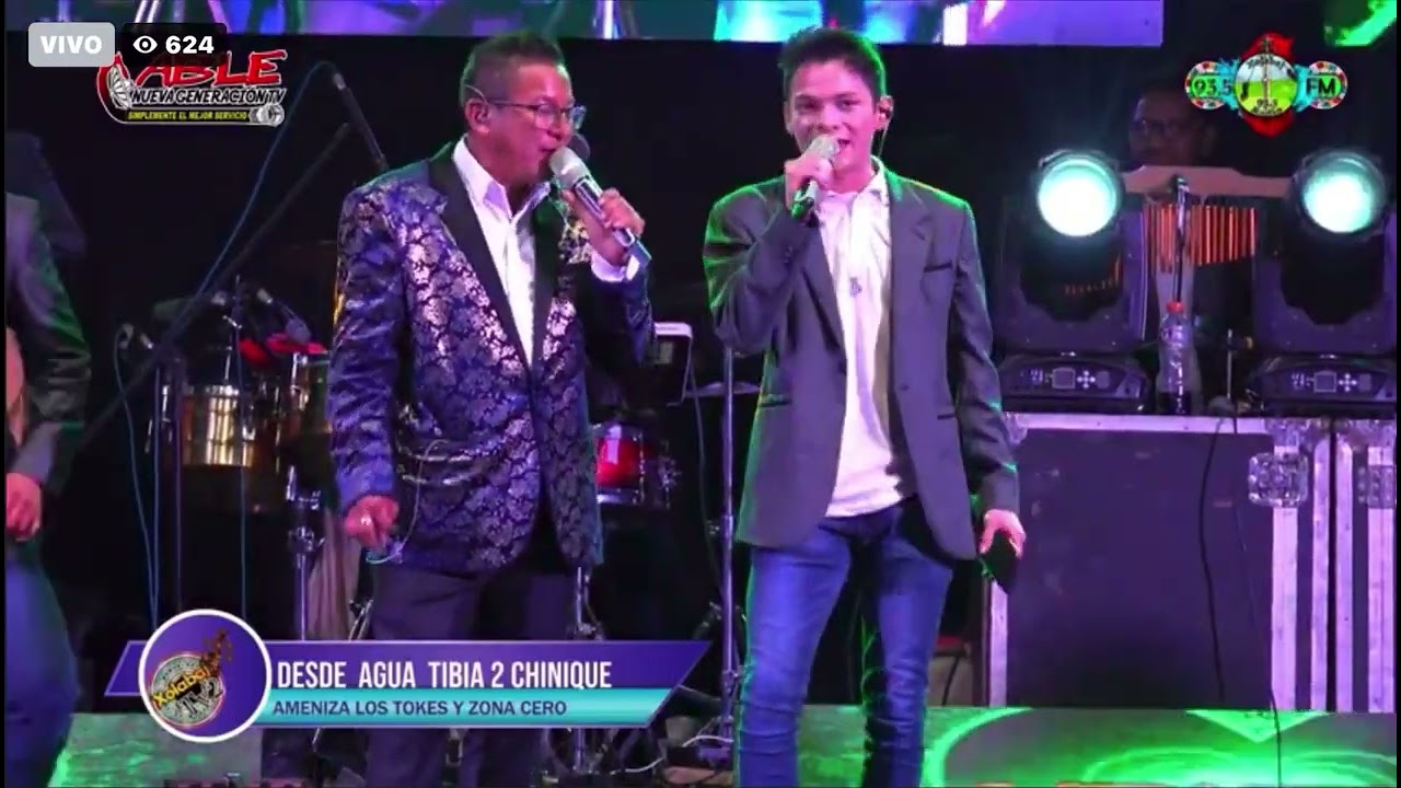 Los tokes lo más nuevo junior Paniagua cantando junto con su papa de zona cero 29 de noviembre 2022