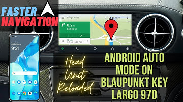 Android Auto on Blaunpunkt KeyLaro 970| Head Unit Reloaded| Wired Method 🚘🗾📱