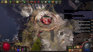 MAELSTROM OF CHAOS UNIQUE MAP Gameplay with CYCLONE in PATH OF EXILE