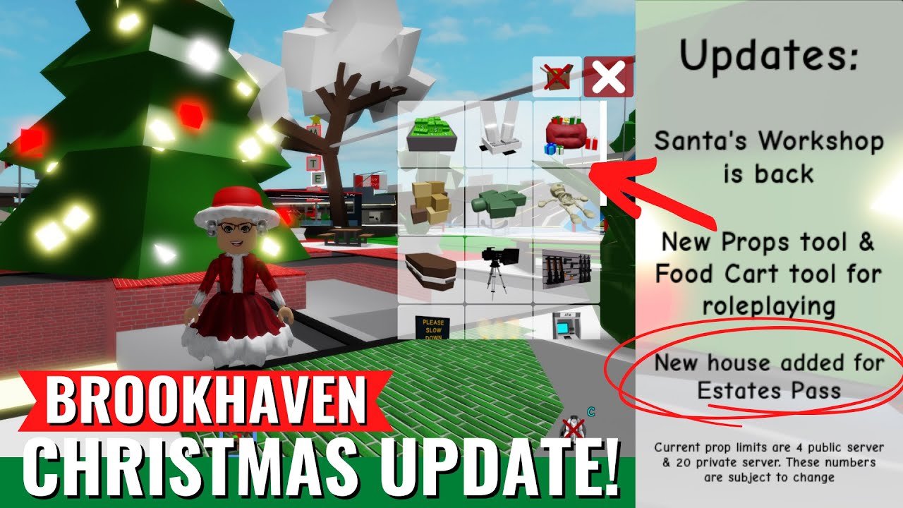 🎄 2022 BROOKHAVEN CHRISTMAS UPDATE!!!! YouTube