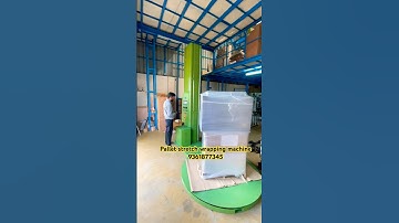 Pallet stretch wrapping machine 9361877345 #interopactec #packagingmachine #coimbatore