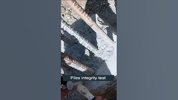 Pile Integrity Testing   #shorts