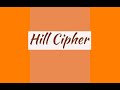 Master the Hill Cipher: Step-by-Step Encryption & Decryption with Examples π
