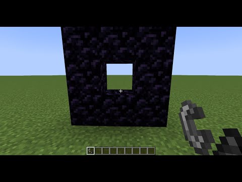 The smallest nether portal in the world