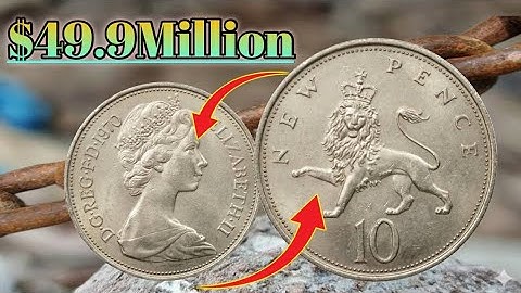 10 New Pence Coins 1969 & 1970 – Queen Elizabeth II | Full Coin History, Value, Design 