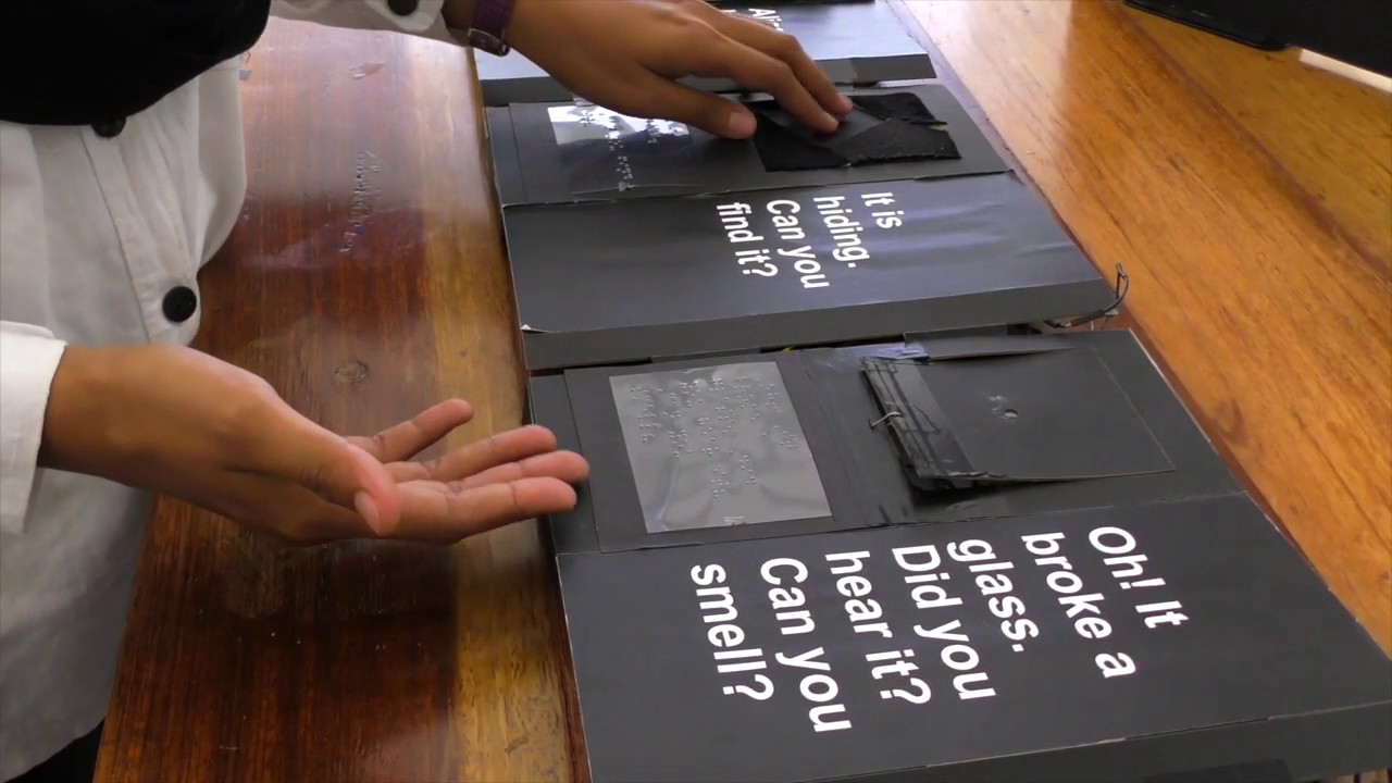 Multi Sensory, Interactive Story Book For Visually Impaired Children