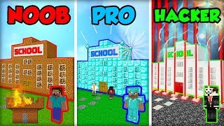 Minecraft: NOOB SCHOOL vs. PRO SCHOOL vs. HACKER UNIVERSITY! (Special Roleplay)