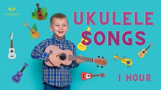 1 Hour Best Ukulele Songs & Music For Childs & Happy Ukulele & Good Vibes