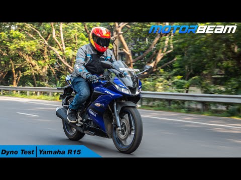 Yamaha R15 V3 BS4 Actual Power - Dyno Test | MotorBeam