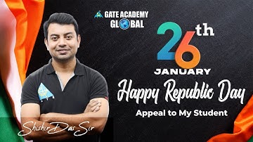 Happy Republic Day 2021 | Appeal to My Student | by Shishir Das Sir