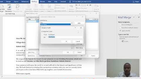 MASTERING MAIL MERGE IN MICROSOFT WORD STEP BY STEP 