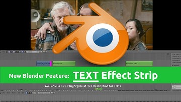 New Blender Feature: TEXT Effect Strip in VSE (Available 2.76+)