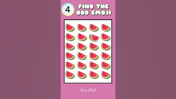 FIND THE ODD EMOJI PART 144 #shorts #howgoodareyoureyes #emojichallenge #emojipuzzlequiz