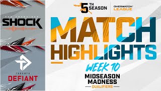 @sanfranciscoshock vs @TorontoDefiant  | Midseason Madness Qualifiers Highlights | Week 10 Day 1