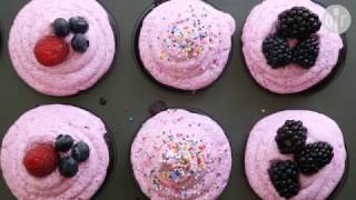 Glassa per decorare i cupcake - videoricette di dolci americani