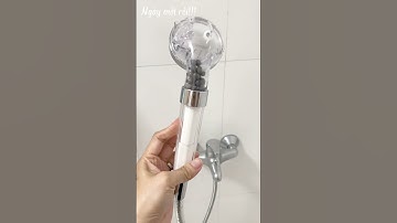 TUI MUA  | Vòi sen lọc nước - tăng áp BABY TATTOO có đẹp và tốt như lời đồn?! #shorts